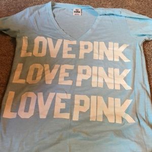 Love pink tee